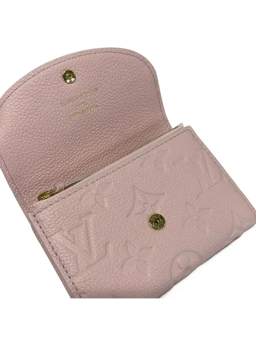Louis Vuitton Coin Case Monogram Empreinte Porte-Monnaie Rosalie Confetti Pink